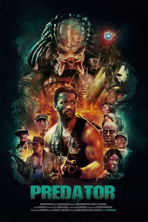'Predator' póster de Richard Davies.