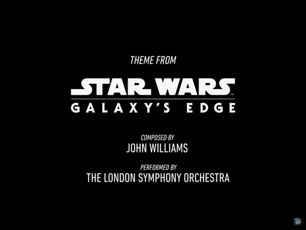 Lo nuevo de John Williams para Star Wars Galaxy's Edge. Escuchad y disfrutad.