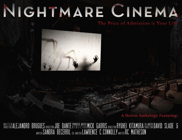 'Nightmare Cinema' de  Joe Dante, Alejandro Brugués, Ryûhei Kitamura y David Slade. Trailer.