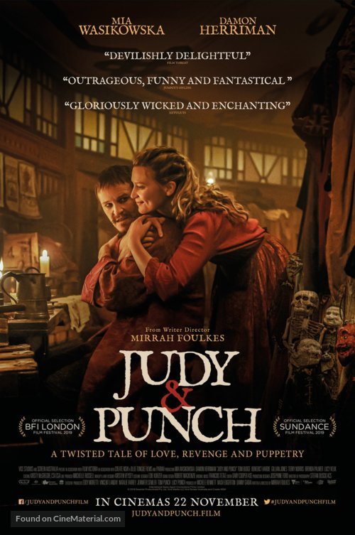 'Judy & Punch' de Mirrah Foulkes. Trailer.