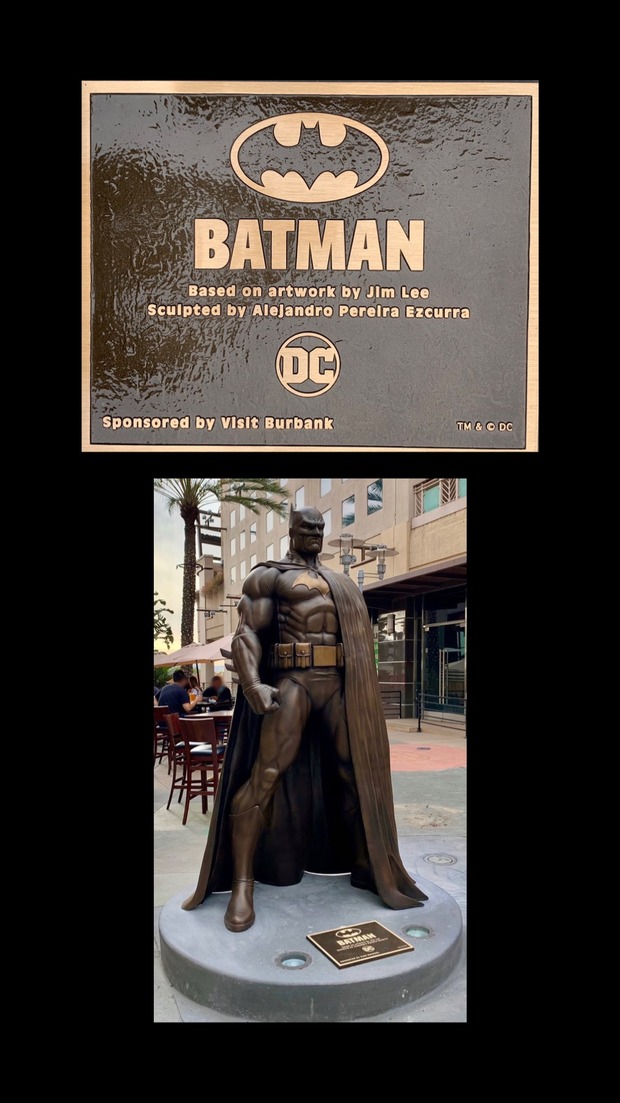 Estatua de Batman en Burbank.