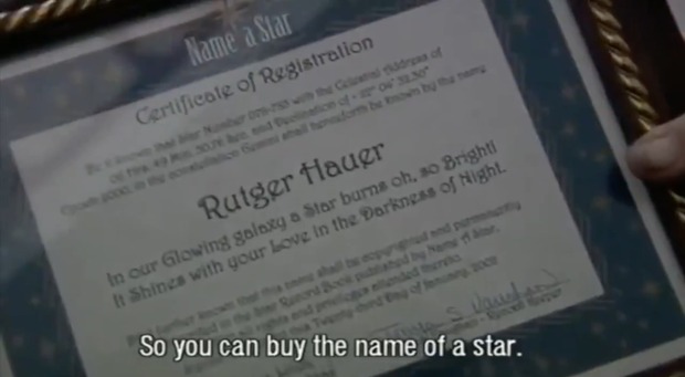 Ruther Hauer tiene una estrella con su nombre que está cerca de…