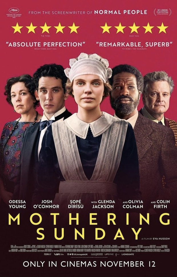 'Mothering Sunday' de Eva Husson. Trailer.