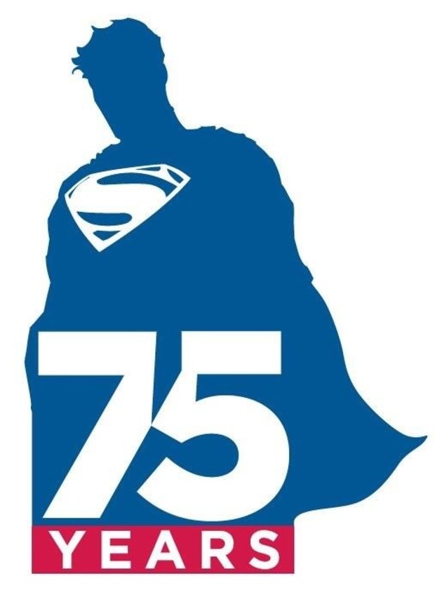 LOGO DEL 75 ANIVERSARIO DE SUPERMAN