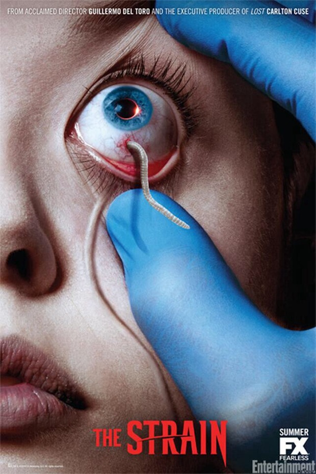 'THE STRAIN' serie de Guillermo del Toro y Carlton Cuse para FX. Poster.