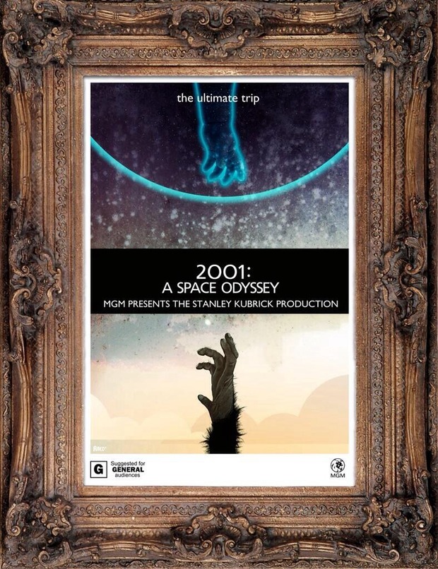 '2001. UNA ODISEA DEL ESPACIO' Poster.