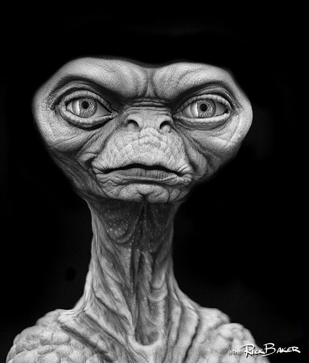 El E.T. De RICK BAKER que nunca vimos y las criaturas de 'NIGHT SKIES' que STEVEN SPIELBERG nunca rodó.