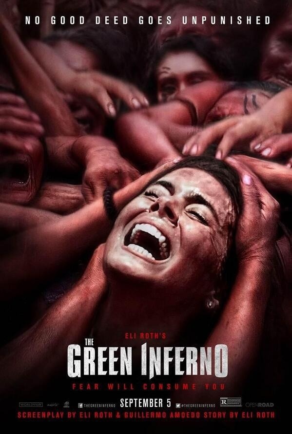 'THE GREEN INFERNO de ELI ROTH. Poster.