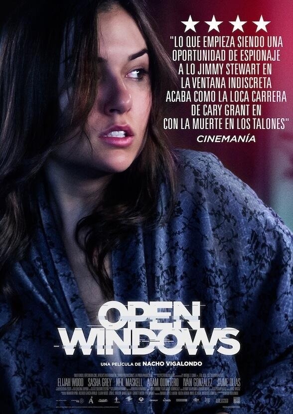 'OPEN WINDOWS' de NACHO VIGALONDO. Nuevo póster.
