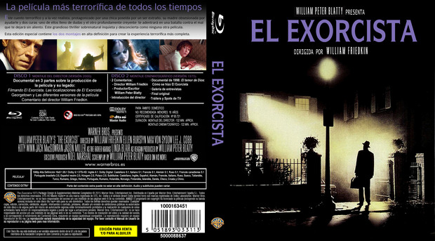 Custom cover para estas fechas 2/3: El exorcista (2 discos)