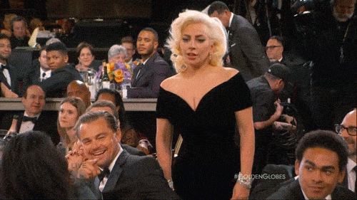 ¿Tocó Lady Gaga a propósito a Leonardo Dicaprio? Imperdible su cara
