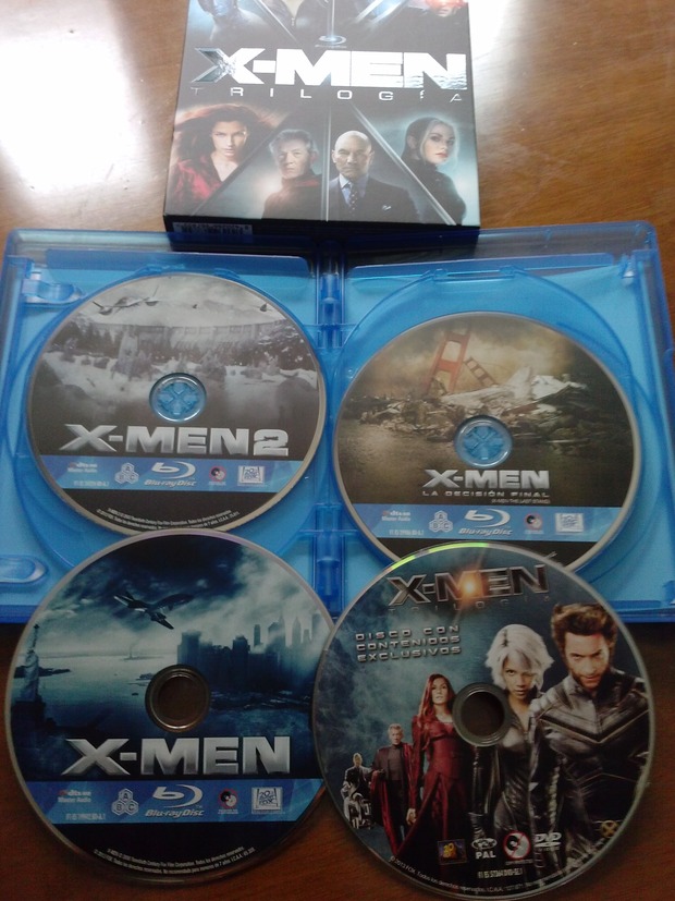 Trilogia X Men, para la coleccion.