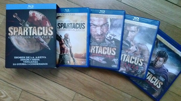 Toda la coleccion Spartacus.