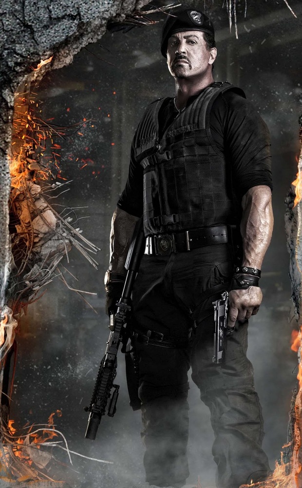 Poster Stallone - Los mercenarios 2