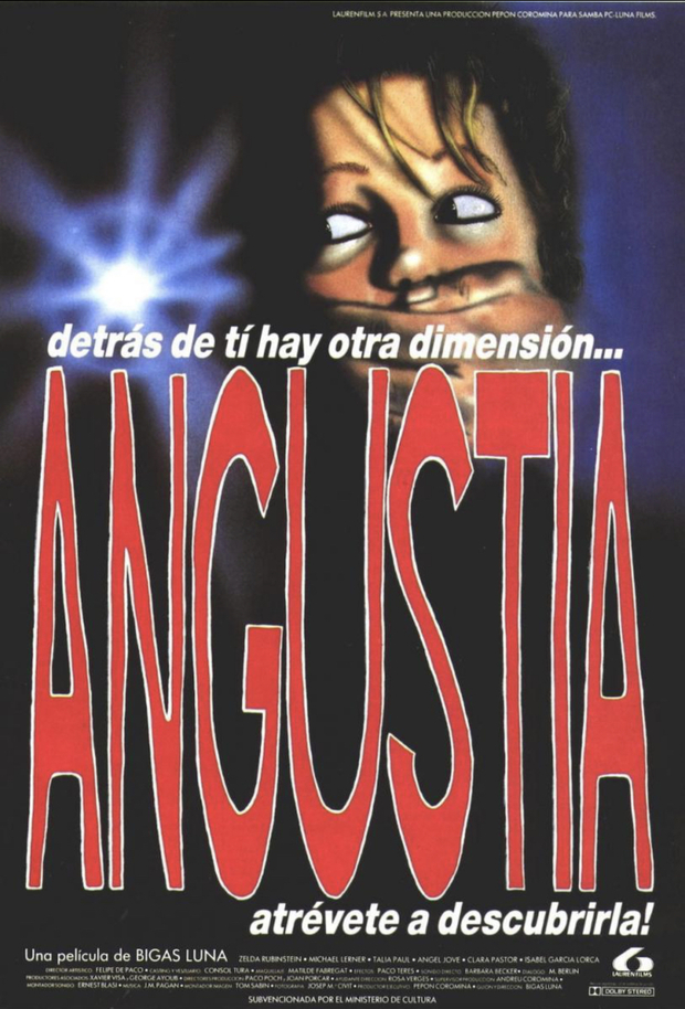 #CineClubMubis - Angustia - 1987. Bigas Luna.