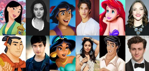 Mi cast ideal para los proximos clasicos Disney live action.