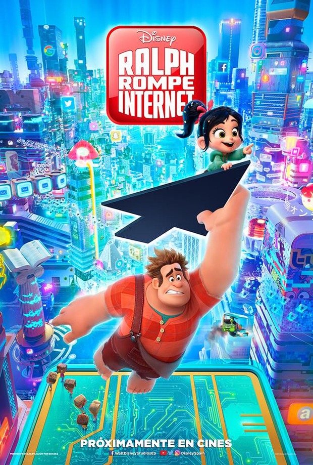 Nuevo poster de Ralph rompe internet y nuevo trailer hoy.