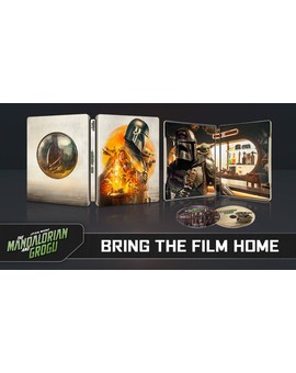 Diseño del steelbook de The Mandalorian and Grogu.