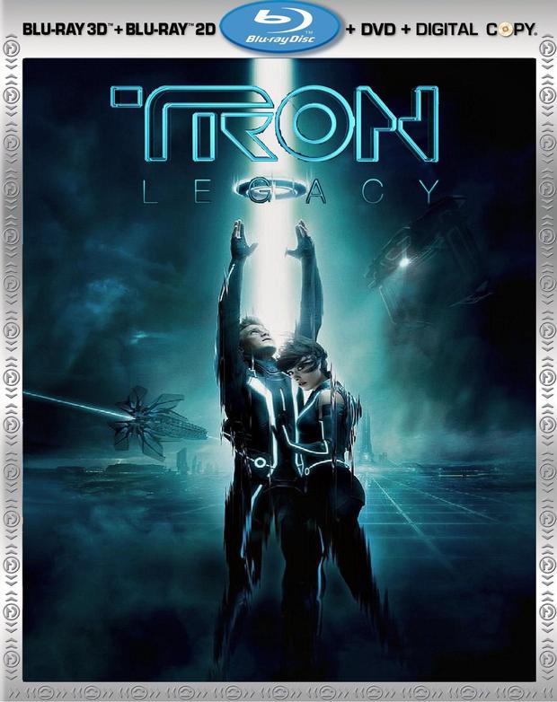 Mi portada para Tron legacy