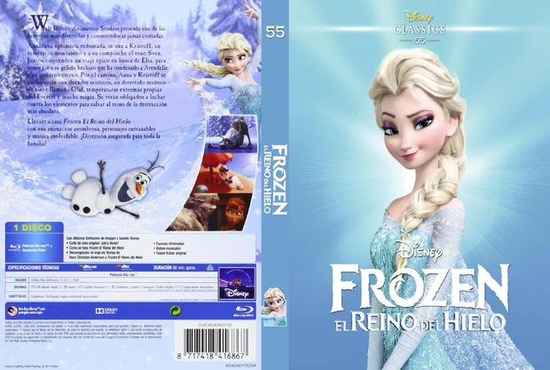 Clasico Nº55 "Frozen el reino del hielo" caratula.