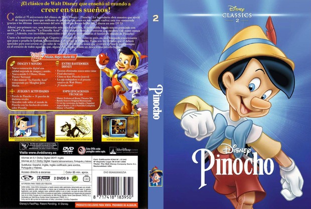 Clasico Nº2 "Pinocho" caratula.