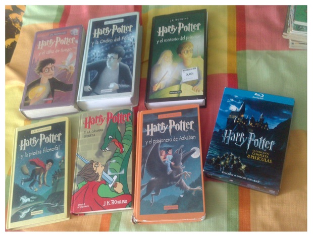Otras colecciones : Libros- Harry Potter