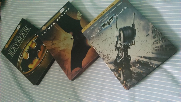 "Trilogia" Batman - Los tres Steels  que tengo del Hombre Murcielago