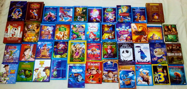 Mi colección DVD/BluRay Disney-Pixar