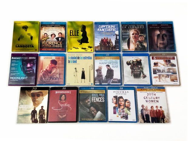 Los Óscar 2017 - Ediciones en Blu-ray