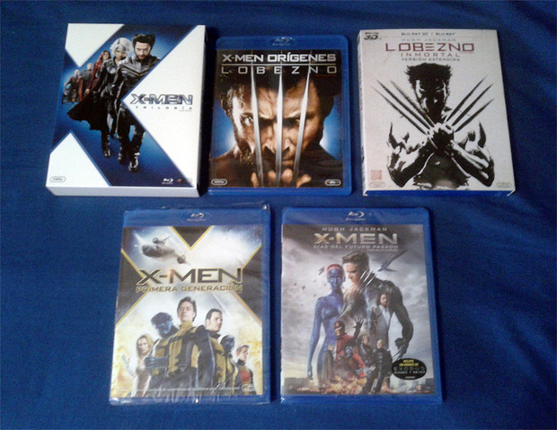 Mi colección saga X-Men en BR