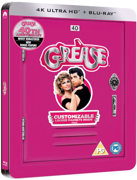 Steelbooks de Grease en Blu-ray y 4k en Zavvi