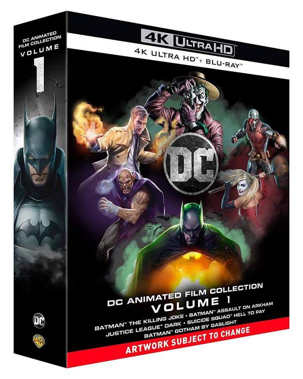 Coleccion Animación comics DC en 4k: volumen 1