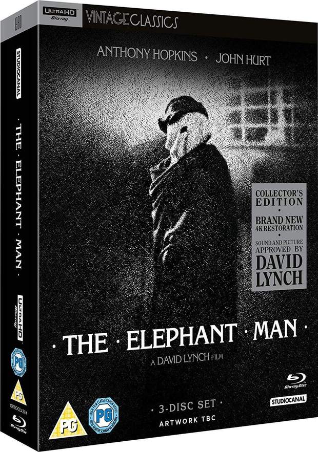 Edicion coleccionista 4k 'El hombre elefante'