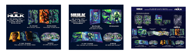 Steelbooks de 'Hulk' en 4k con oferta de 20% en ZAvvi