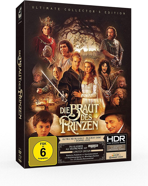 'La Princesa prometida' collector's Edition 4k en Alemania