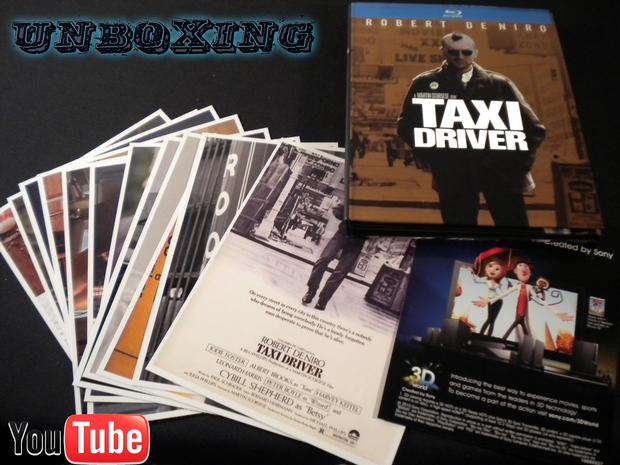 Taxi Driver Blu Ray, DigiPack, Unboxing