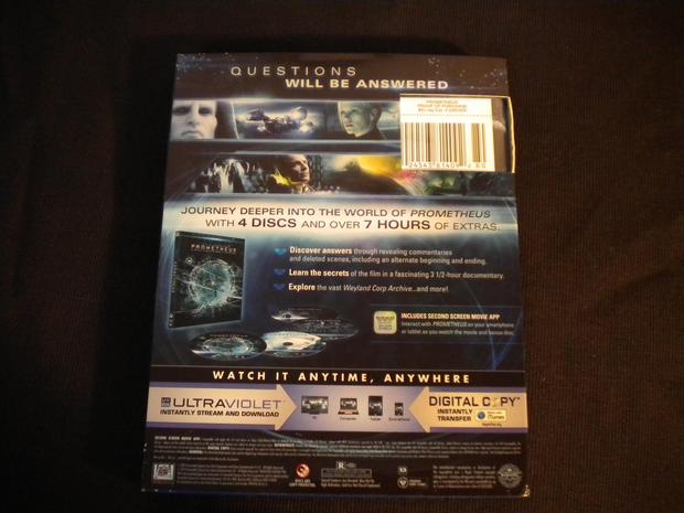 Prometheus 3D Blu Ray Edición Coleccionista 4 Discos (2/5)