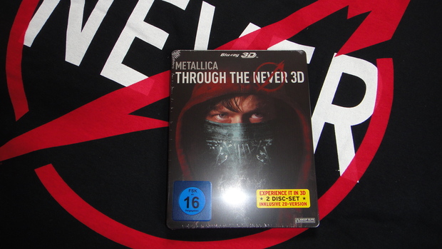 Metallica Through the Never 3D Steelbook exclusivo amazon Alemania