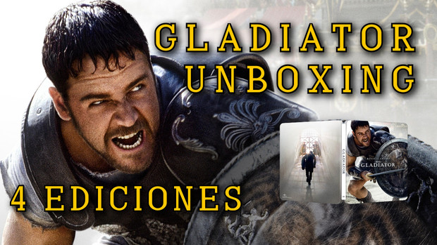 Unboxing Gladiator varias ediciones