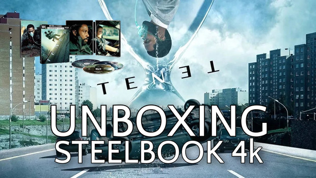 Unboxing Tenet Steelbook 4k