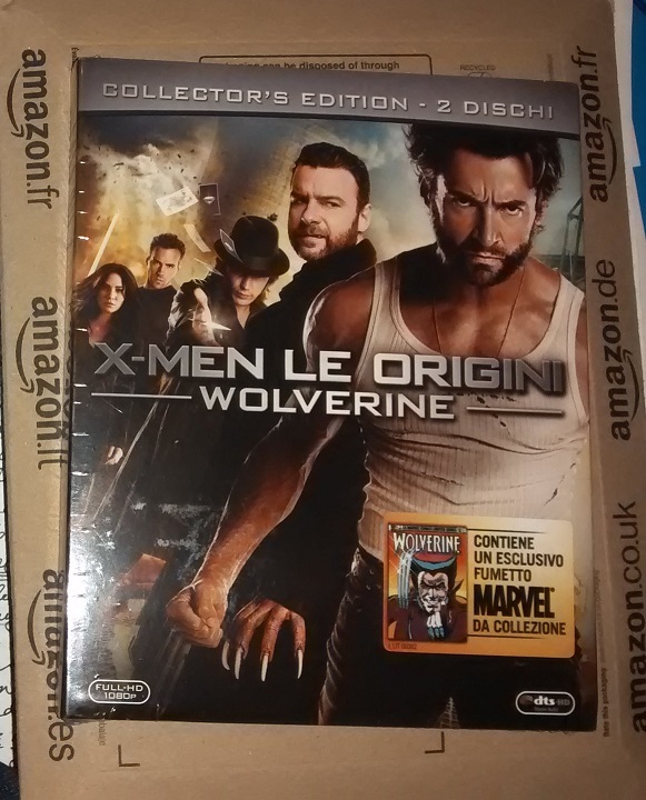 X-Men Orígenes Lobezno de Italia en castellano (Slipcover + Comic + DVD de Extras de toda la saga)