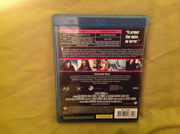 El Resplandor Blu-Ray 3