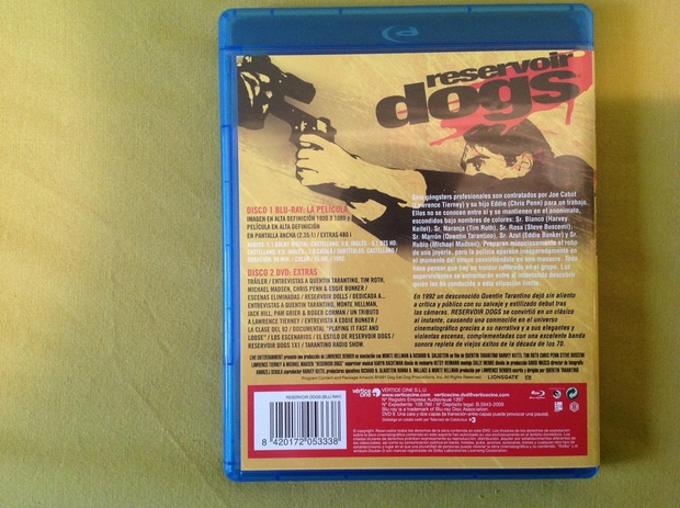 Reservoir Dogs Blu-Ray 3