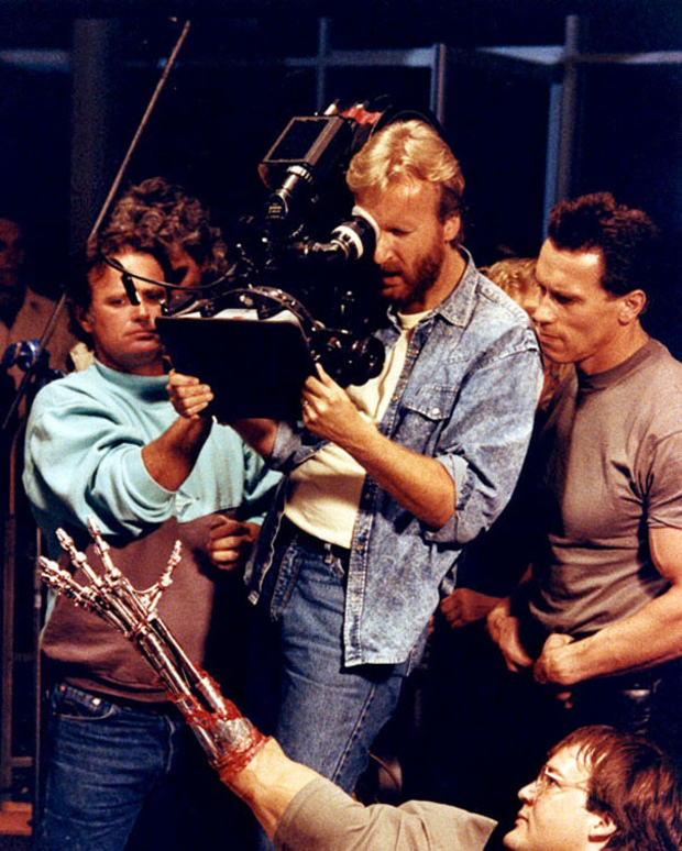 James Cameron & Arnold (fotazo terminator 2)