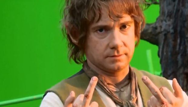 Las 34 PEINETAS de Bilbo Bolsón en el rodaje de 'El Hobbit ¿Por qué tantas?