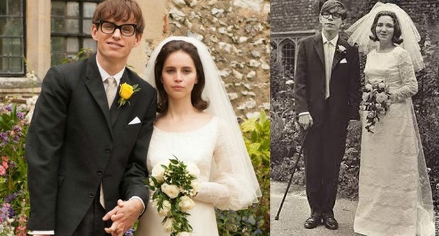 Eddie Redmayne y Felicity Jones como Stephen Hawking y señora en una imagen de 'Theory of Everything'