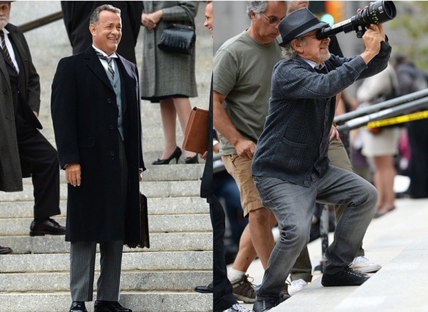 Primeras imágenes del rodaje de la nueva película de Steven Spielberg con Tom Hanks
