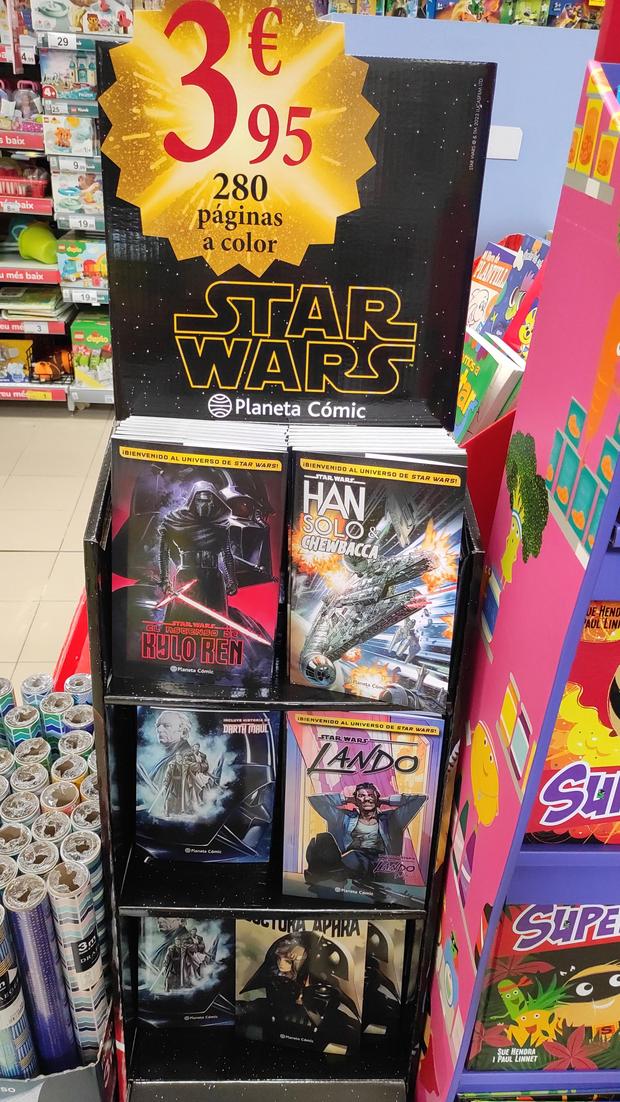 Comics de Star Wars a 3.95€ en Carrefour