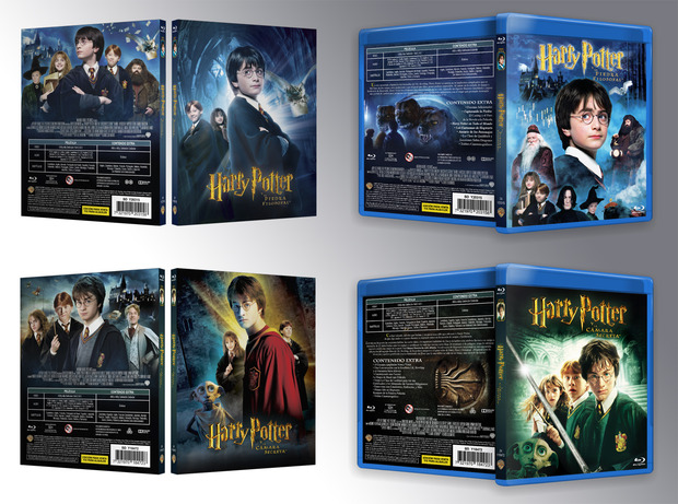 Harry Potter 1 y 2 Custom Covers