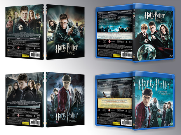 Harry Potter 5 y 6 Custom Covers
